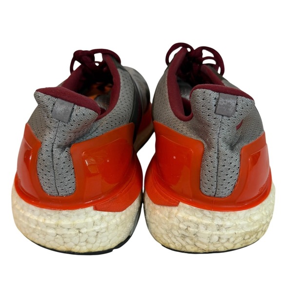 Adidas Supernova ST Mens Running Shoes Grey Orange Burgundy Sneaker Size 14 main image 4